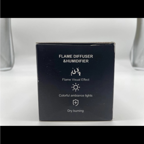 Black Flame Diffuser & Humidifier with remote 200 ml new - Picture 2 of 5